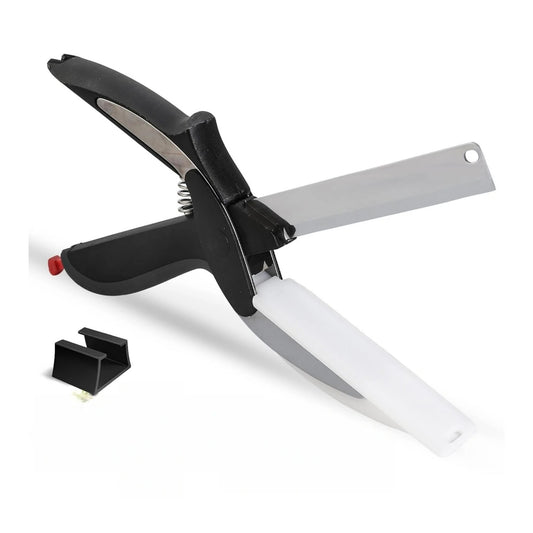 2-in-1 Kitchen Scissor Knife Cutter