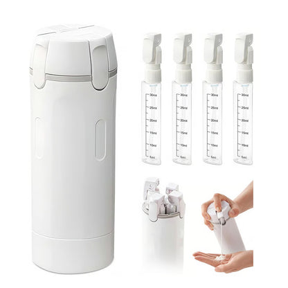 4-in-1 Leak-Proof Portable Travel Dispenser Bottle