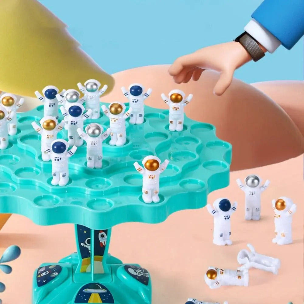Bloomixy 48 Pcs Balance Spaceman – Two Players Astronaut Game