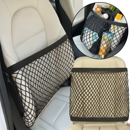 Bloomixy Universal Car Seat Back Storage Net