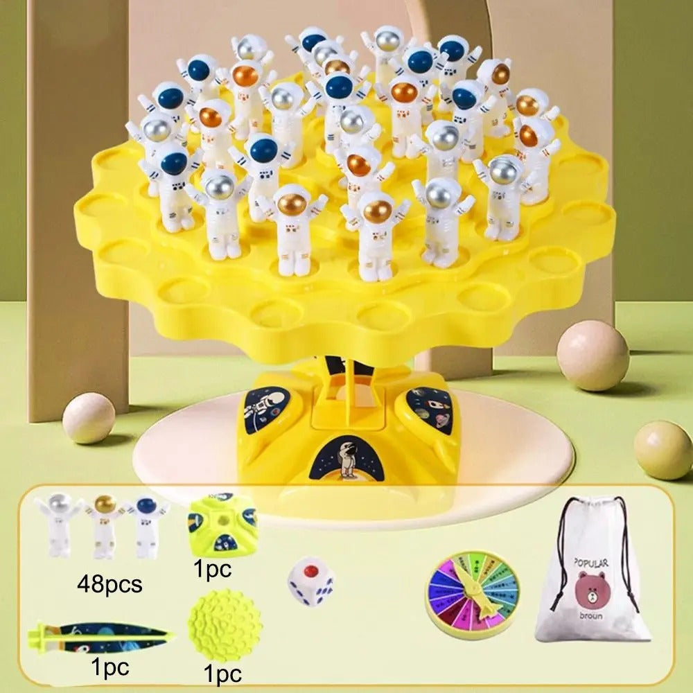 Bloomixy 48 Pcs Balance Spaceman – Two Players Astronaut Game