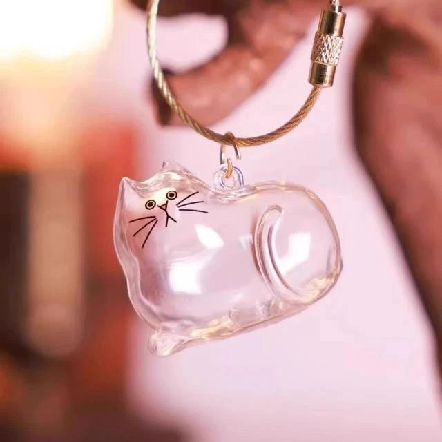 Cat Hair Keepsake Keychain