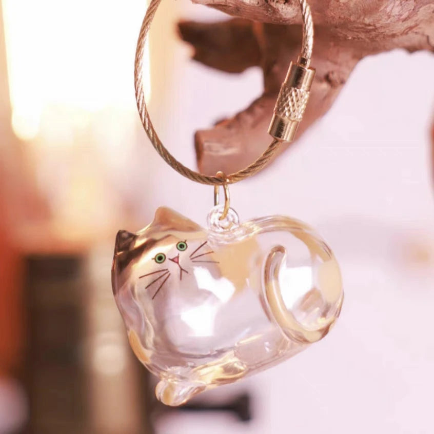 Cat Hair Keepsake Keychain
