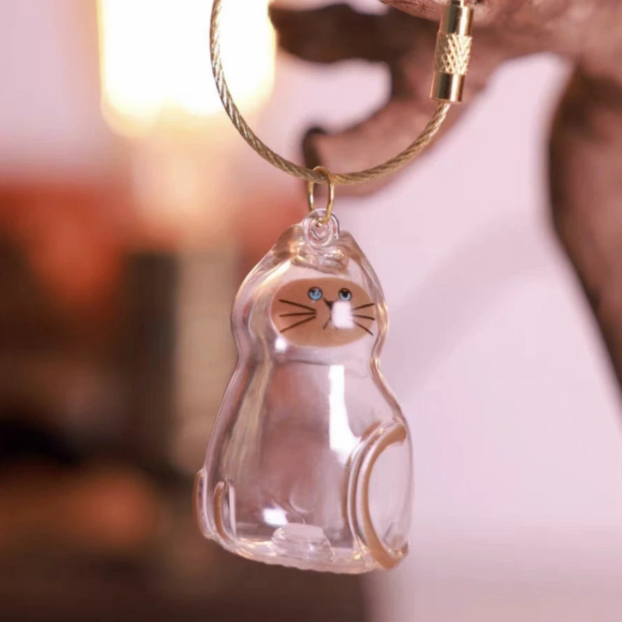 Cat Hair Keepsake Keychain