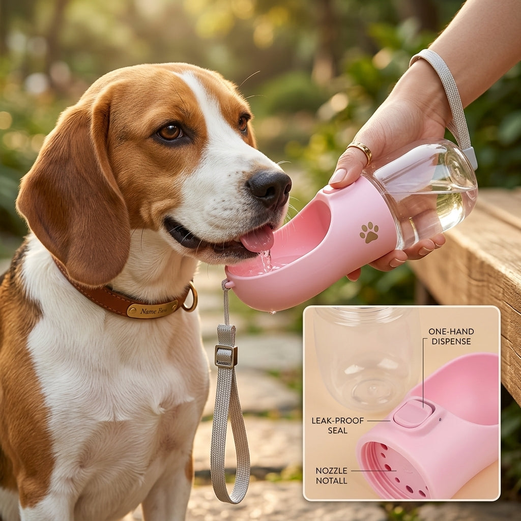 Portable Dog Water & Food Bottle