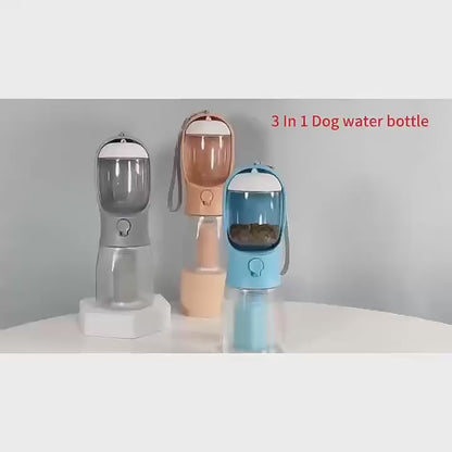 Portable Dog Water & Food Bottle