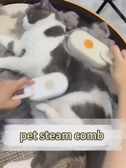 3-in-1 Electric Pet Grooming Brush for Dogs & Cats