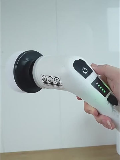 Cordless Electric Spin Scrubber with 8 Brush Heads