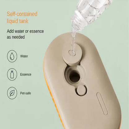 3-in-1 Electric Pet Grooming Brush for Dogs & Cats