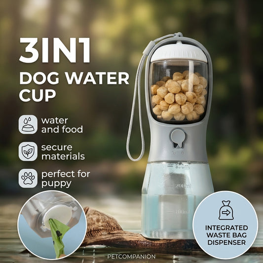 Portable Dog Water & Food Bottle